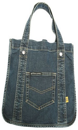 Простая сумка из старых джинсов: мастер-класс
